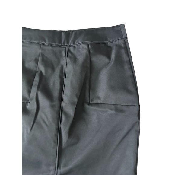 H&M Black Front Pocket Pencil Skirt Size 4 - Picture 3 of 5